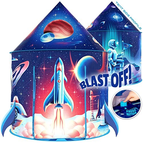 Rocket ship tent - kids, with