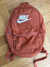 Nike Heritage 2.0 Backpack Orange Unisex Bag  One Size
