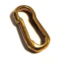 Small brass thread escutcheon