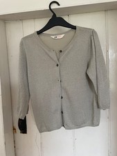 Girls H&M Silver Cardigan 14