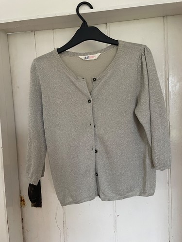 Girls silver cardigan - girls,