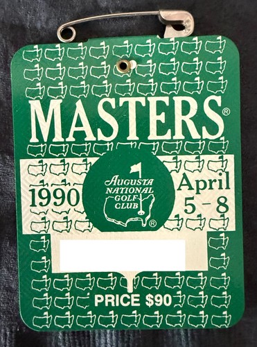 1990 masters badge - low, #