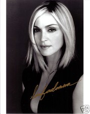 MADONNA AUTOGRAPH SIGNED PP PHOTO POSTER