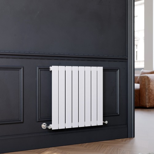 White designer radiator 600 - designer,