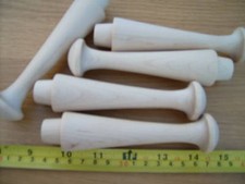 5x Hardwood shaker pegs
