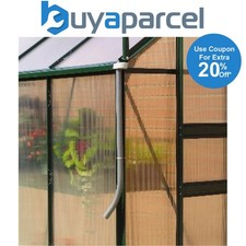 Gardman Grey Greenhouse Gutter Rainwater Outdoor Drain Down Pipe 08877