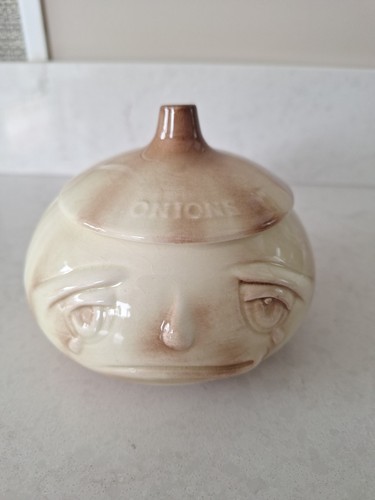 Sylvac onions face pot 516 - onions,