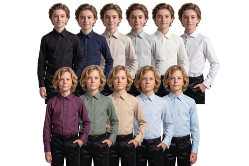 Sirri boys cotton dress shirt - sirri,