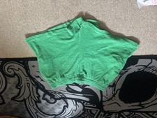 Green Towelling Shorts