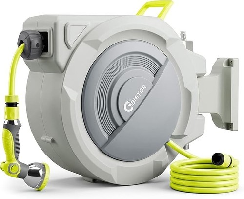 Retractable garden hose reel - retractable,