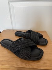 Primark Black Sliders Sandals