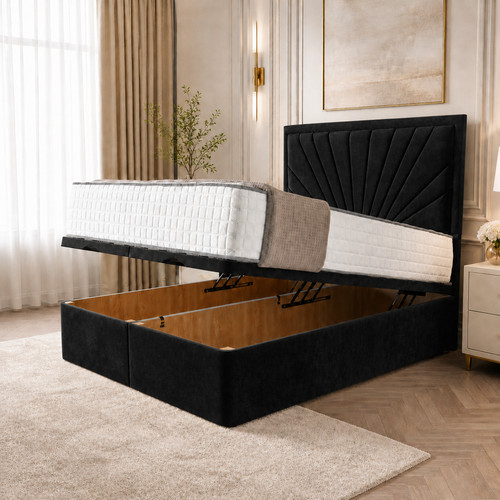 Ottoman divan bed - ottoman, plush