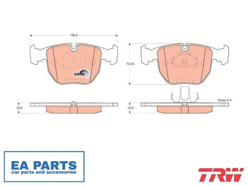 Brake pad set disc - set,,