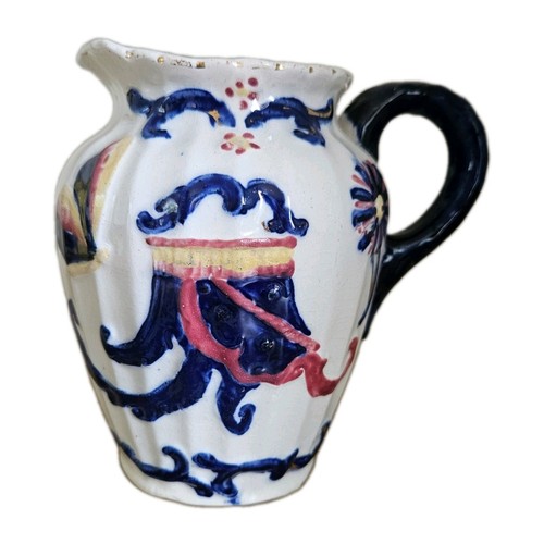 Antique gaudy welsh jug - antique, 19th