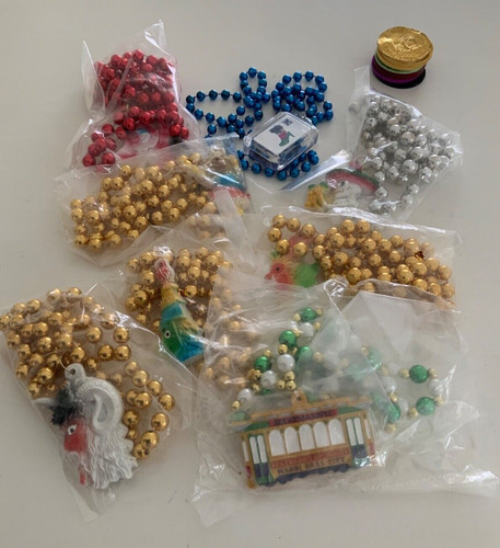 Mardi gras beaded - beaded,
