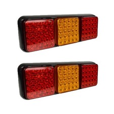 PAIR TRAILER REAR LED LIGHT REPLACEMENT IFOR WILLIAMS HORSE BOX HB505 HB510 LAMP