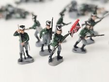 Vintage Military Personnel Toy Soldiers Painted Plastic Miniature Figurines