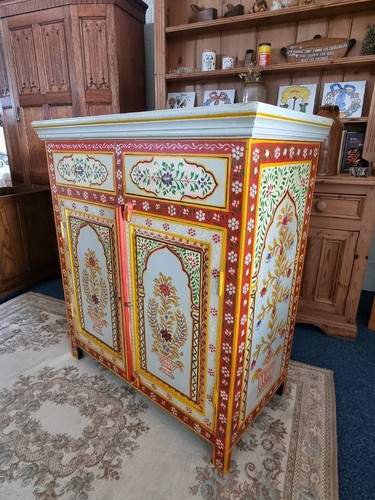 Hand painted cupboard - cupboard, with
