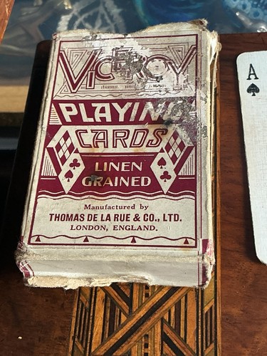 Antique viceroy playing - viceroy, cards