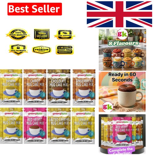 Flavour mug cake mix variety - flavour,