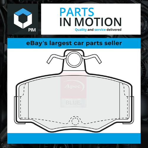 Brake pads set - brake, fits