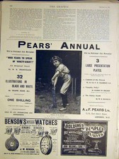 Original Old Antique Print