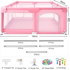 Baby Playpen for Toddlers with