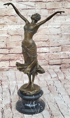 Hotcast art deco gilt bronze - hotcast,