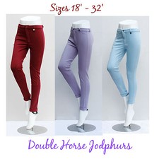 LADIES & CHILDREN JODHPURS Kids Sizes Pink Purple Horse 6 8 10 12 2 Tone Jodphur