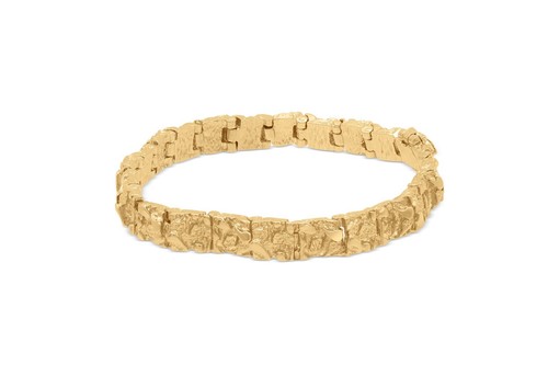 Gold nugget bracelet - nugget, bracelet,