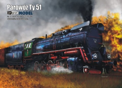 Polish ty51 steam locomotive - ty51,