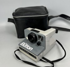 Vintage retro Polaroid The Button SX-70 Film Instant Land Camera With Case