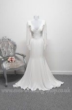 Georgia bridal ivory crepe