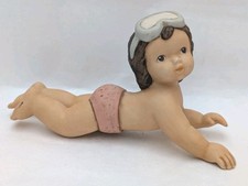 JULIA LIMPKE NINA MARCO GOEBEL Swimming  Baby Figurine VGC 