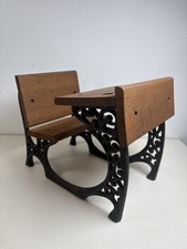 American Doll Wrought Iron School Desk Samantha  Vintage Dolls Chair Furniture