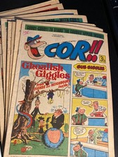 Cor!! comic - 12 editions  December 1973 - February 1974