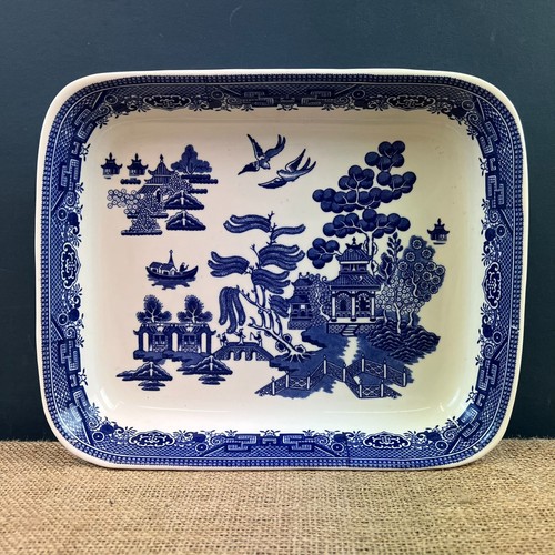 Vintage churchill willow - vintage, blue