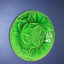 ANTIQUE  MAJOLICA VINE LEAF