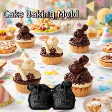 Rabbits Easter Bunny Silicone