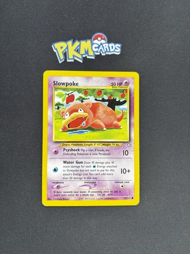Pokémon tcg slowpoke neo - slowpoke,
