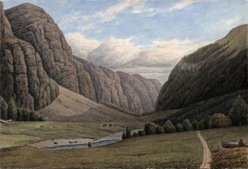 Valley the visp switzerland - valley,