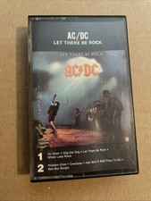 1980/90’s Vintage AC/DC Let There Be Rock Cassette Tape - Untested