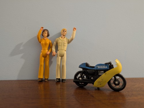 Vintage tonka motorcycle - vintage,