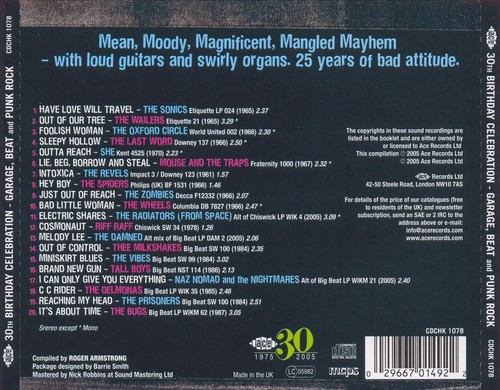 Various artists ace 30th - various,