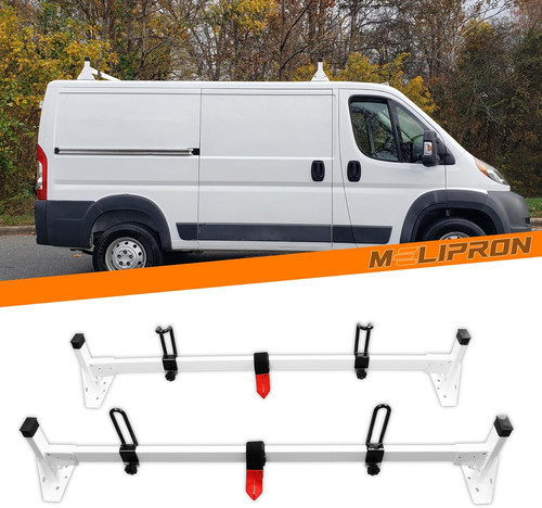 Van roof ladder rack - ladder, for