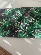 Green Viscose Remnant Fabric