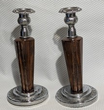 Pair of vintage wood and