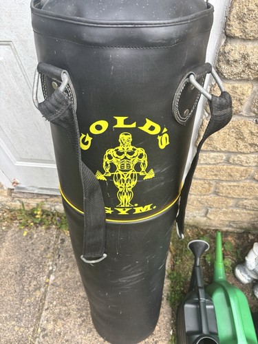 Golds gym punchbag with straps - golds,