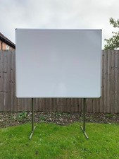 Freestanding Whiteboard Large High Quality Sturdy Metal Frame 186 cm x 149 cm