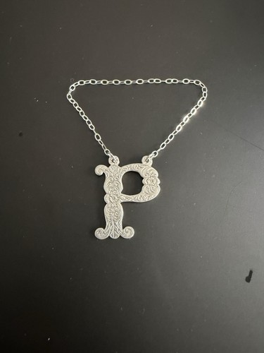 Victorian solid silver letter - victorian,